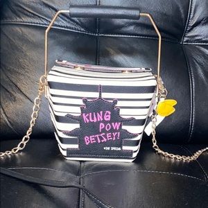 Betsey Johnson Kung POW Crossbody bag.
